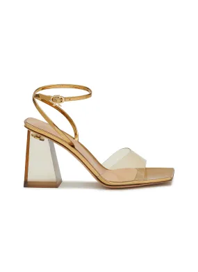 -----------GIANVITO ROSSI  ---- ------------ ----85 TPU Strap Heeled Sandals --