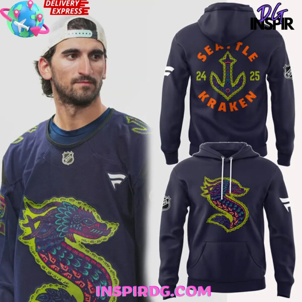 -Seattle Kraken Hispanic Heritage Night 2024 Hoodie