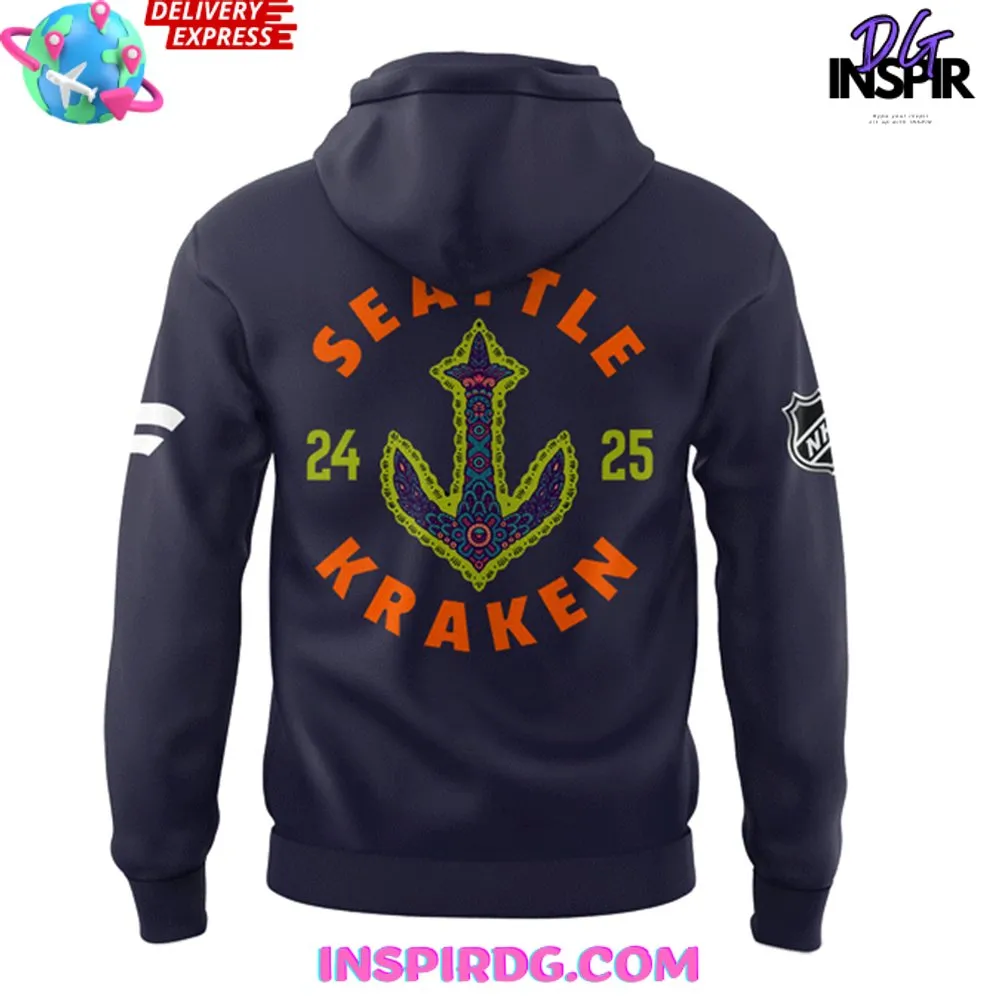 -Seattle Kraken Hispanic Heritage Night 2024 Hoodie