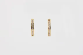 18k Yellow Gold 0.50tcw Diamond Earrings (5.28g.)