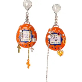 1997 Vintage Drippy Tamagotchi Charm Earrings