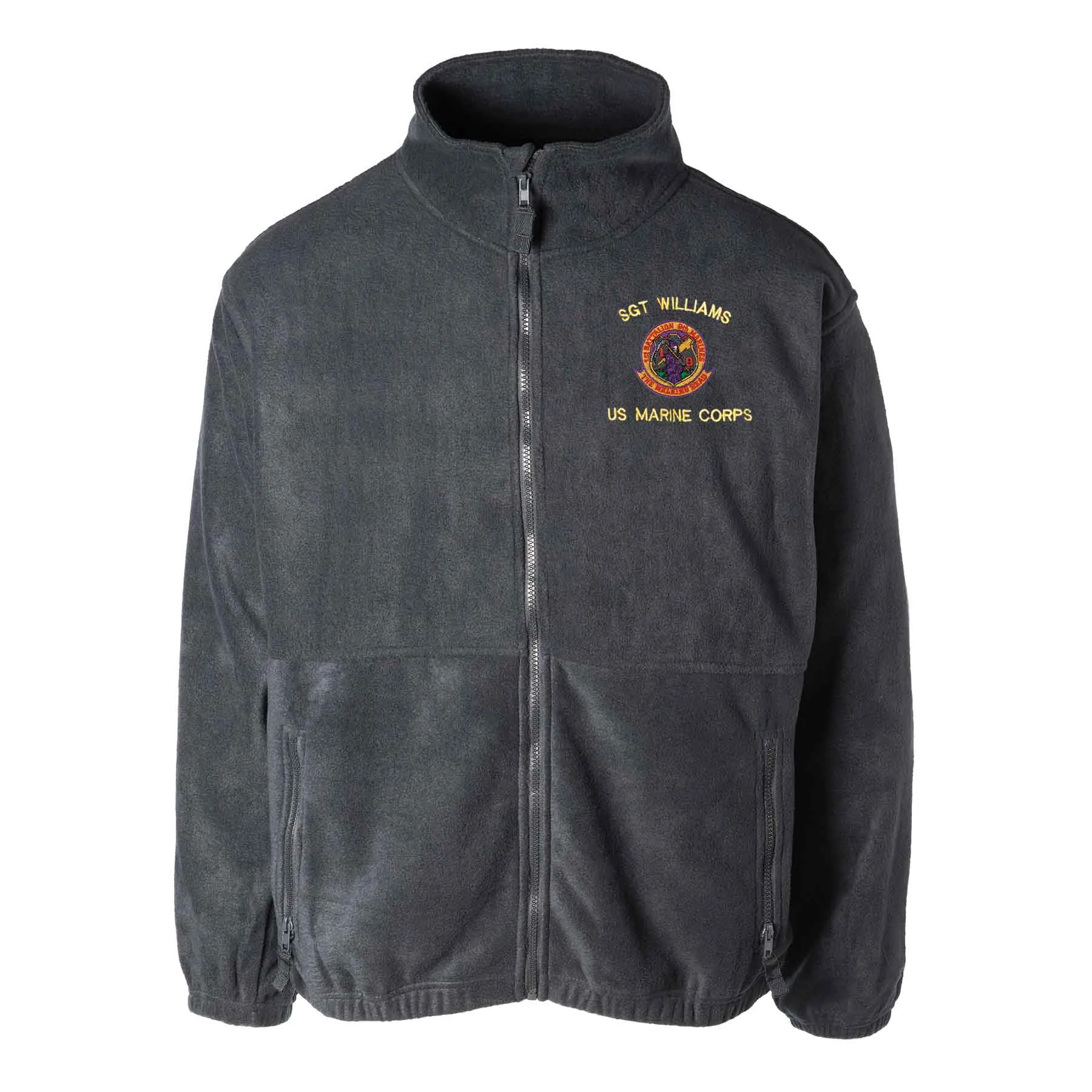 1st Battalion 9th Marines Embroidered Fleece Full Zip