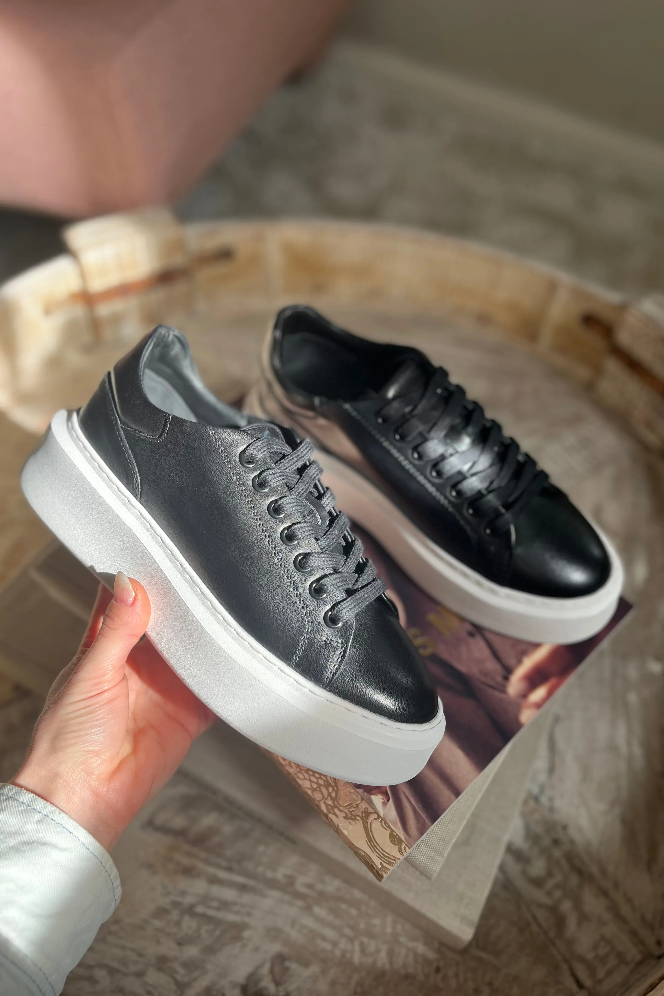 A6640 | Black Nappa 070 | Sneakers fra Billi Bi