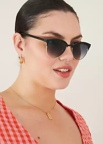 Accessorize Metal Detail Sunglasses