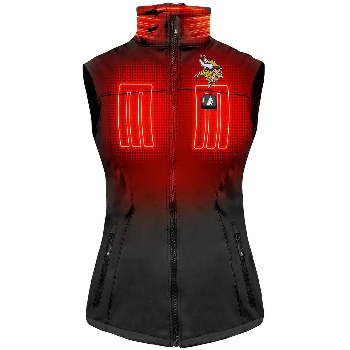 ActionHeat Minnesota Vikings 5V Women's Softshell Battery Heated Vest