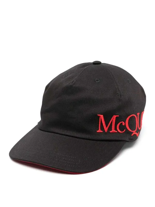 Alexander Mcqueen Baseball hat with embroidery