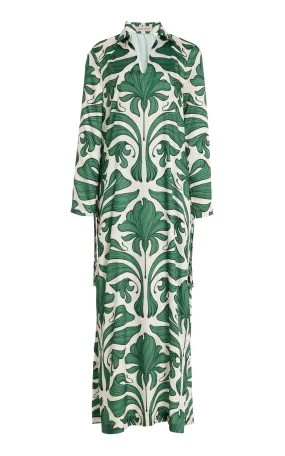 Andres Otalora Varadero Twill Tunic Maxi Dress