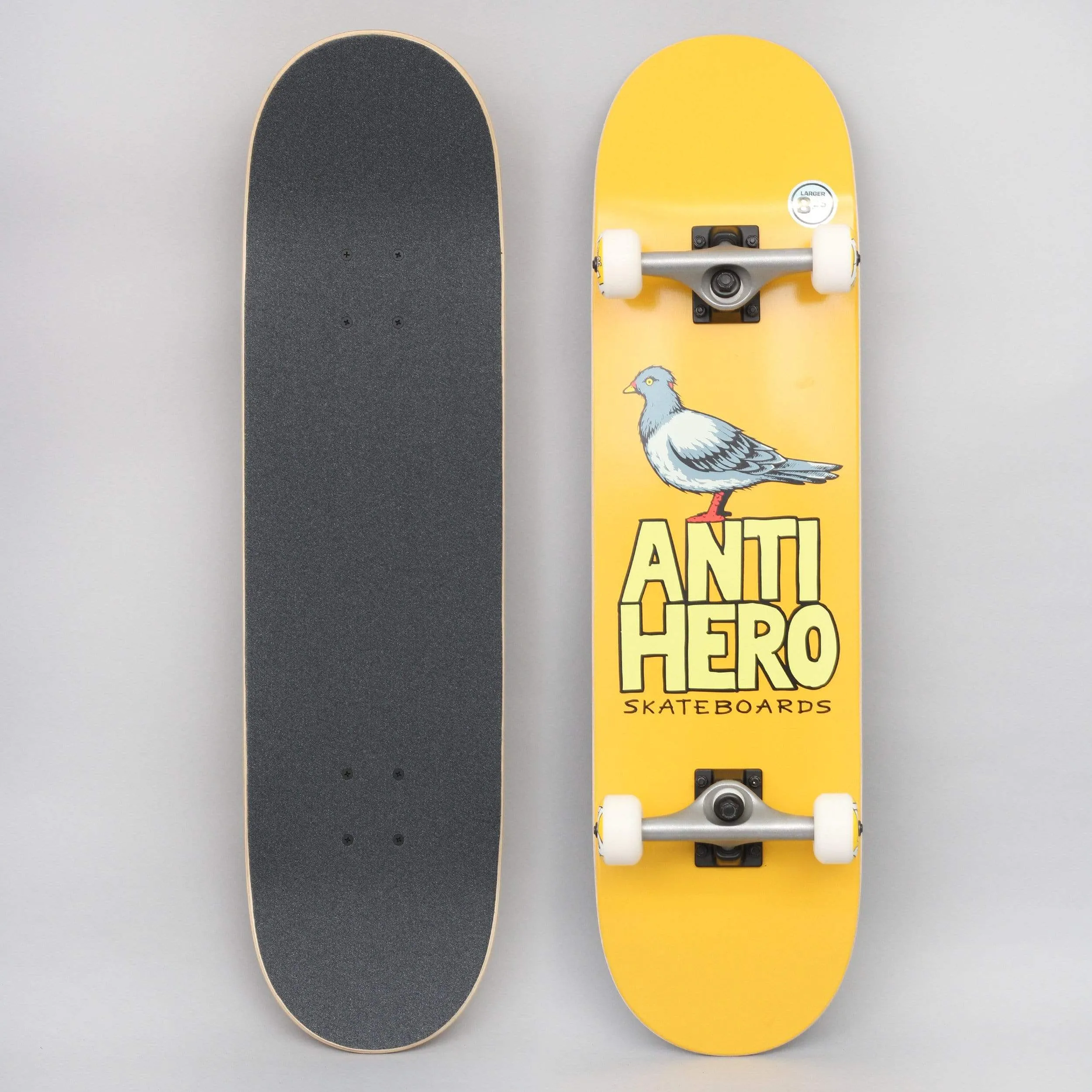 Anti Hero 8.25 Pigeon Hero Complete Skateboard Yellow