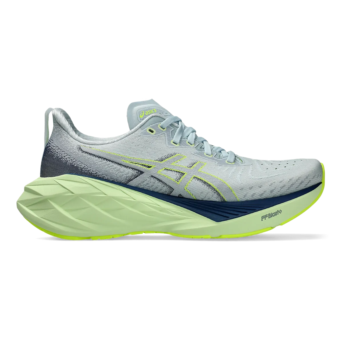 Asics Novablast 4 - Cool Grey - Blue Expanse