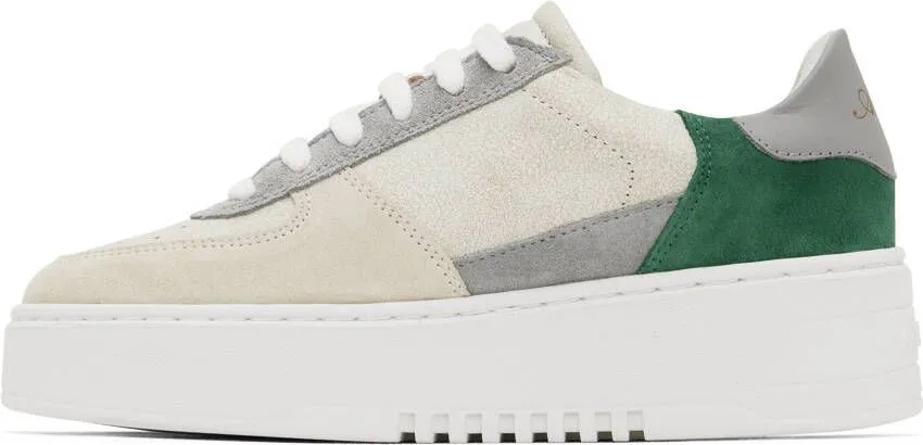 Axel Arigato SSENSE Exclusive Gray & Green Orbit Sneakers