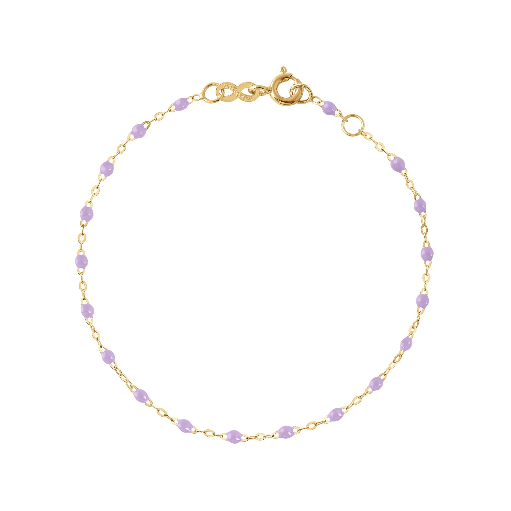 Baby Classic Gigi Lilac bracelet, Yellow Gold, 5.1