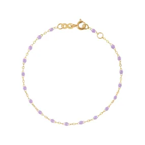 Baby Classic Gigi Lilac bracelet, Yellow Gold, 5.1