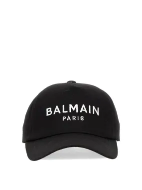 Balmain Baseball Hat With Logo