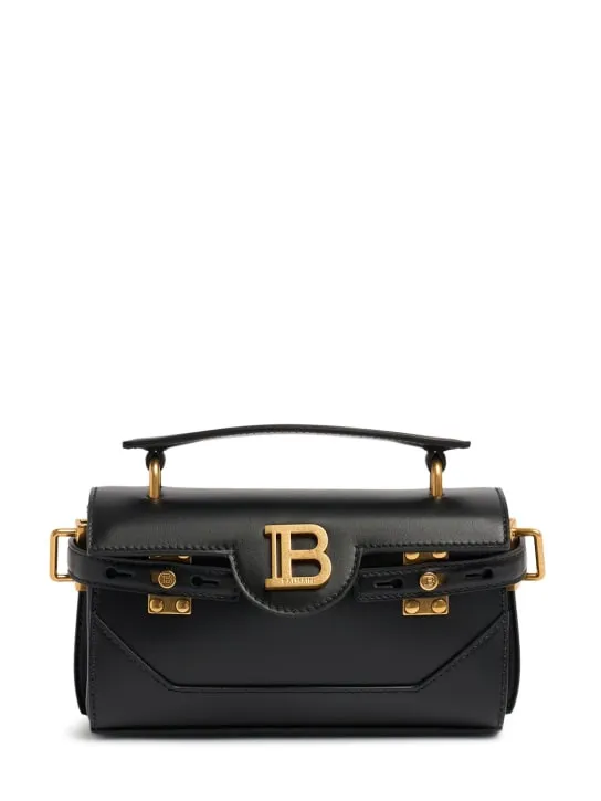 Balmain   BBuzz 19 leather top handle bag 