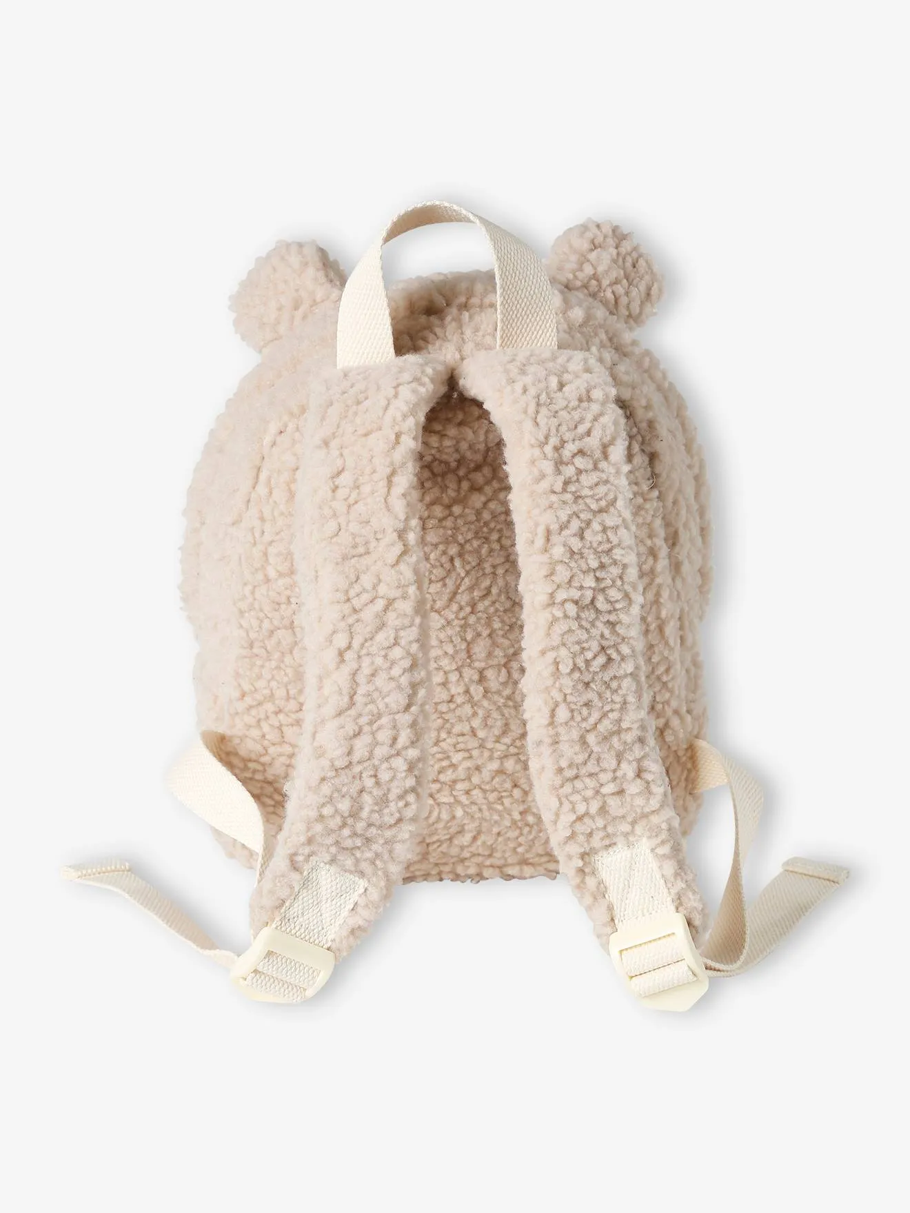 Bear Backpack in Sherpa, for Children - beige