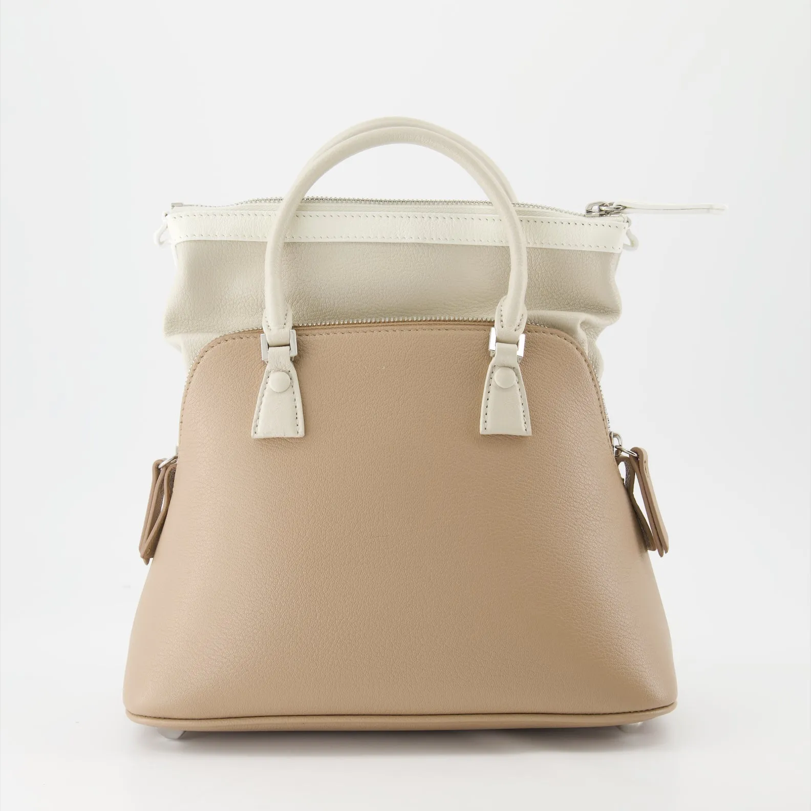 Bicolor Leather Bag