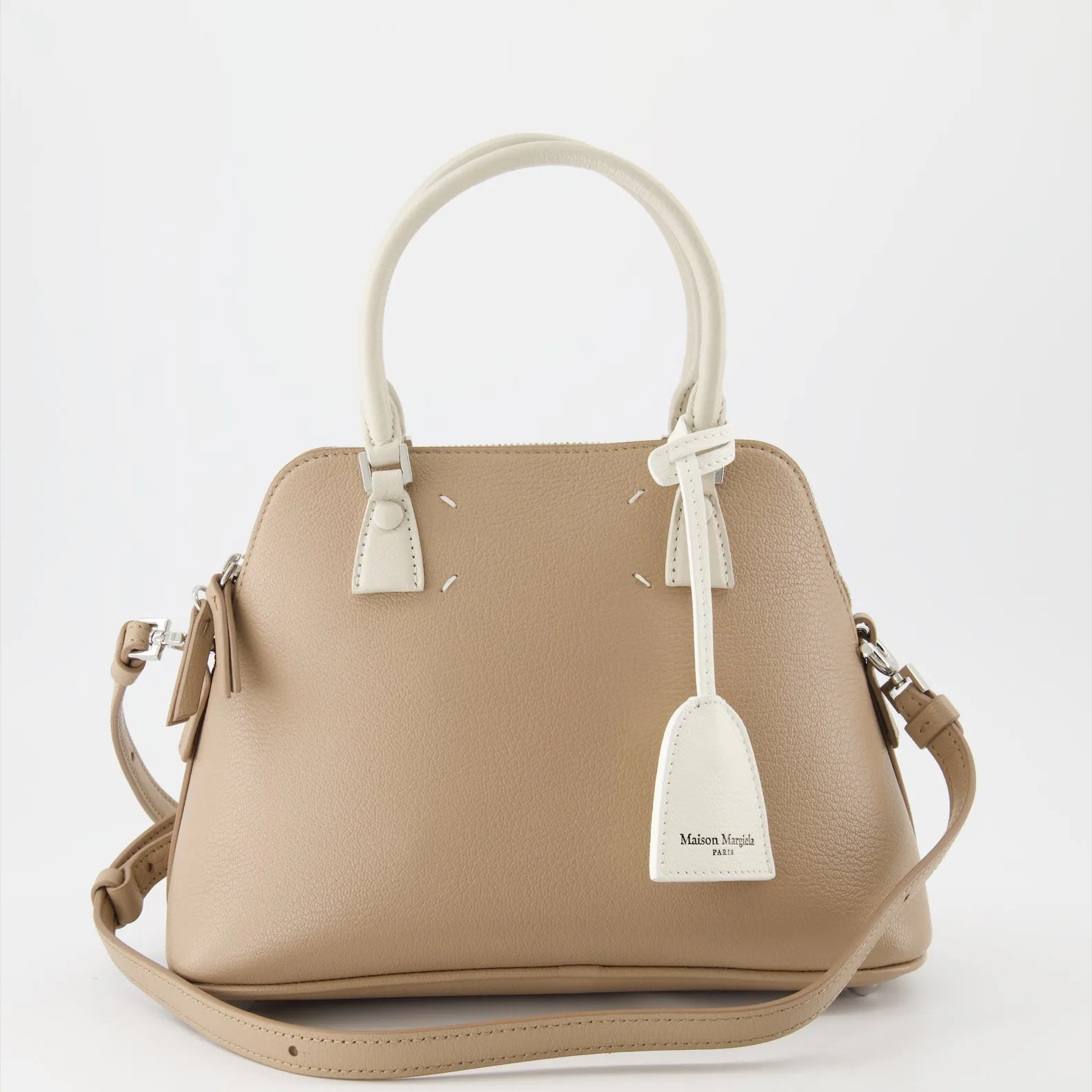 Bicolor Leather Bag