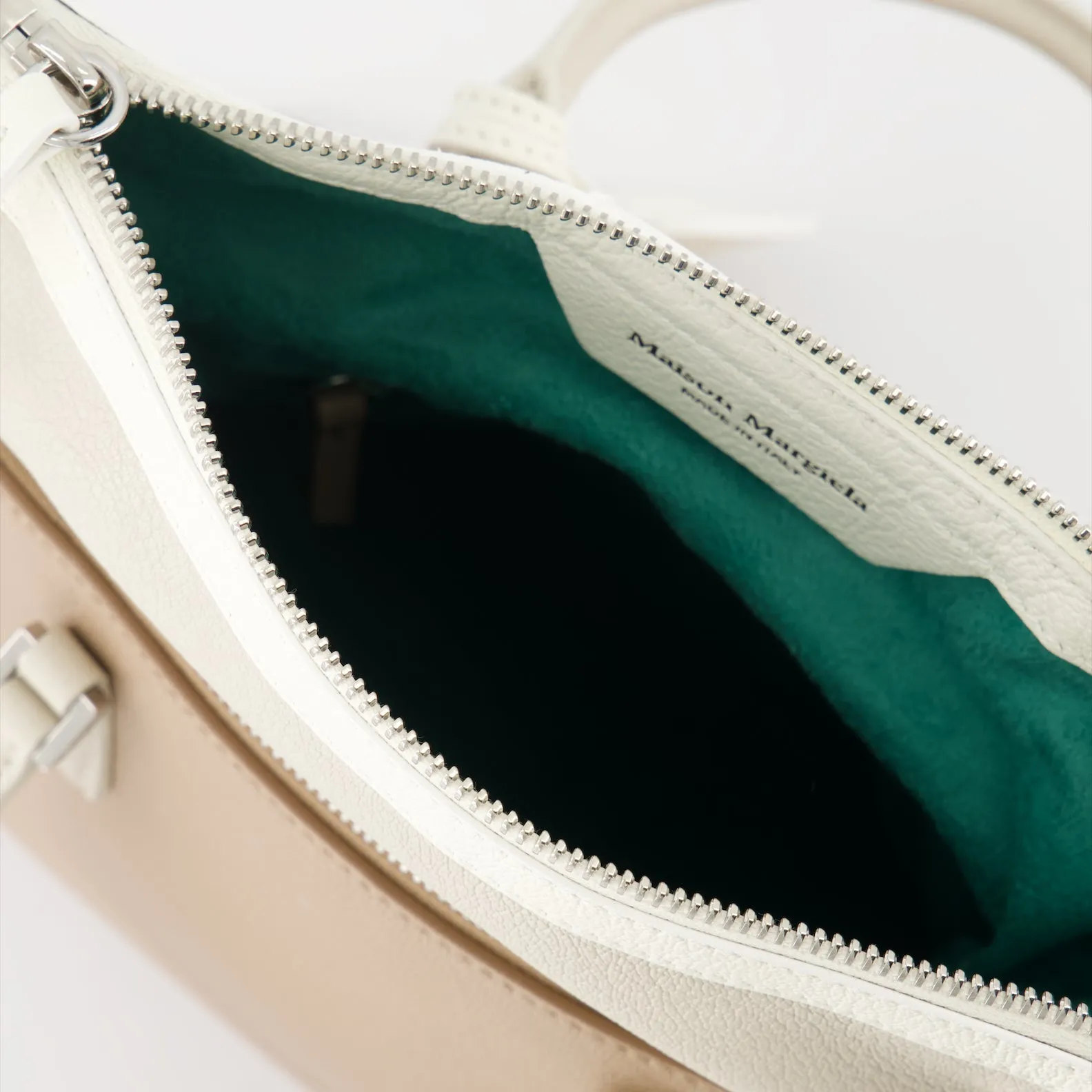 Bicolor Leather Bag