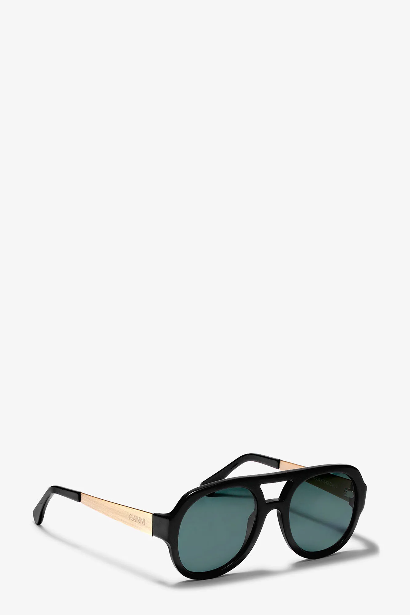 Black Chunky Aviator Sunglasses