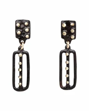 Blackened Bronze Kusama Earrings