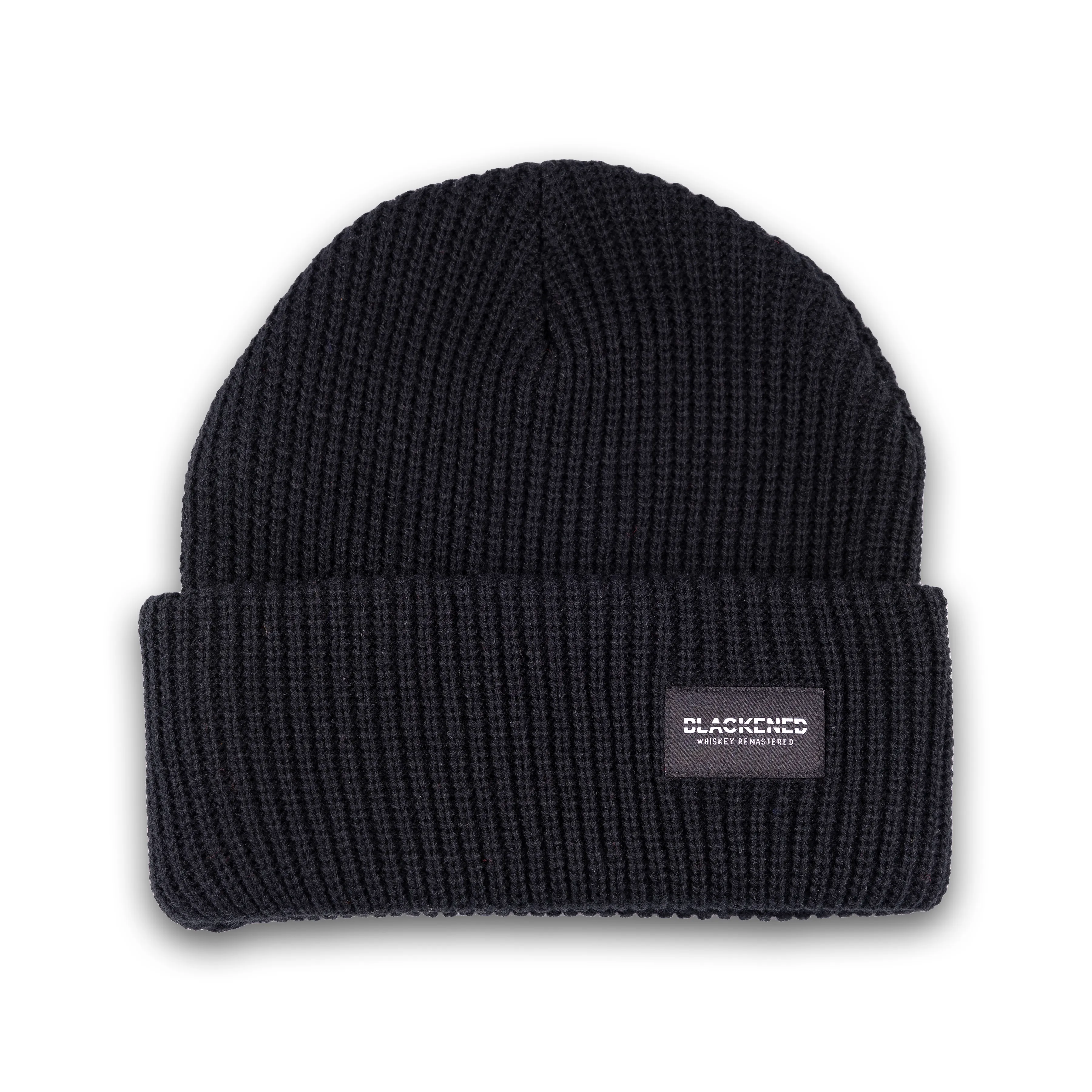 Blackened Whiskey Logo Badge Cuffed Beanie