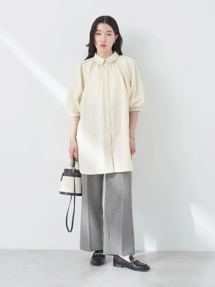 Bobo Tokyo Uruwashi Puff Sleeve Tunic Blouse