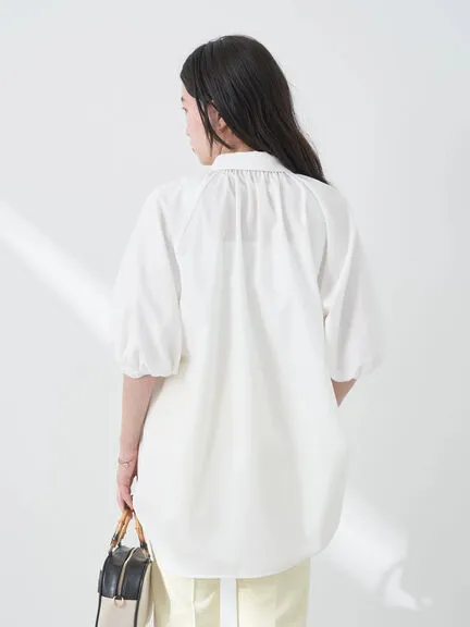 Bobo Tokyo Uruwashi Puff Sleeve Tunic Blouse