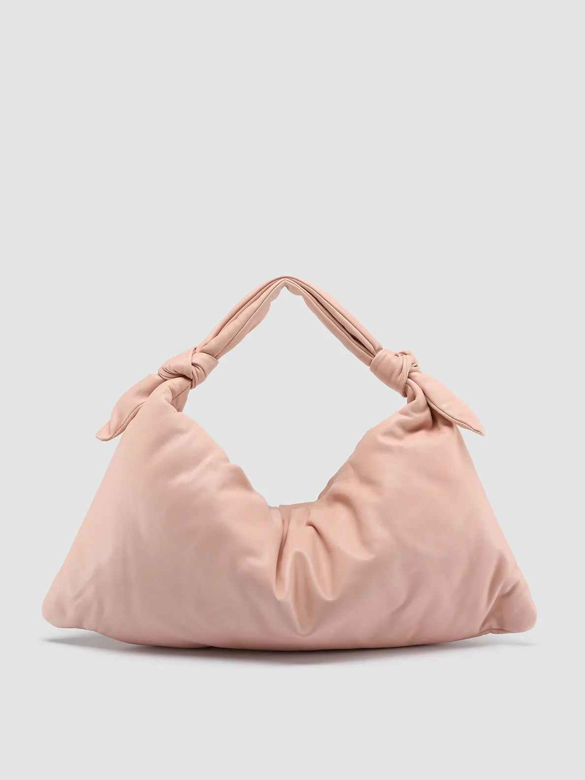 BOLINA 029 - Rose Leather Hobo Bag