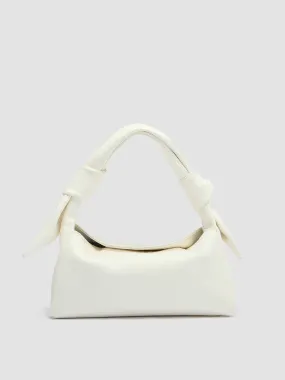 BOLINA 032 - White Leather Handle Bag