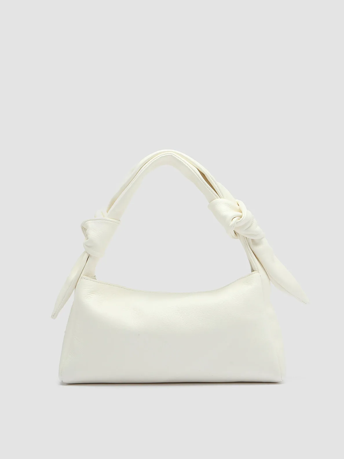 BOLINA 032 - White Leather Handle Bag