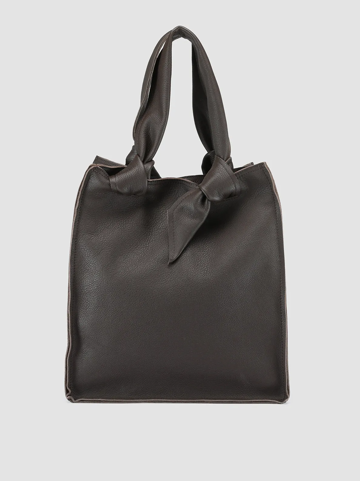 BOLINA 037 - Brown Leather Handle Bag