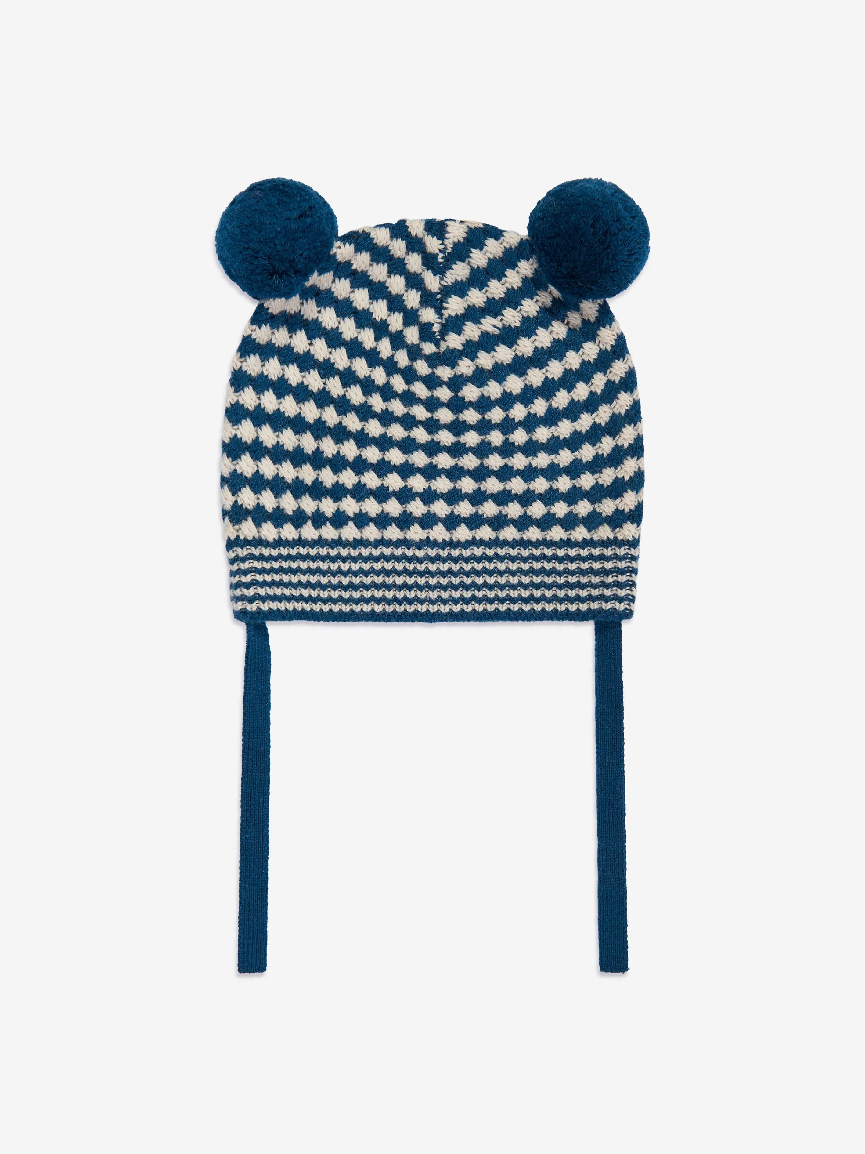 Boys Hazel Chunky Checker Hat in Blue