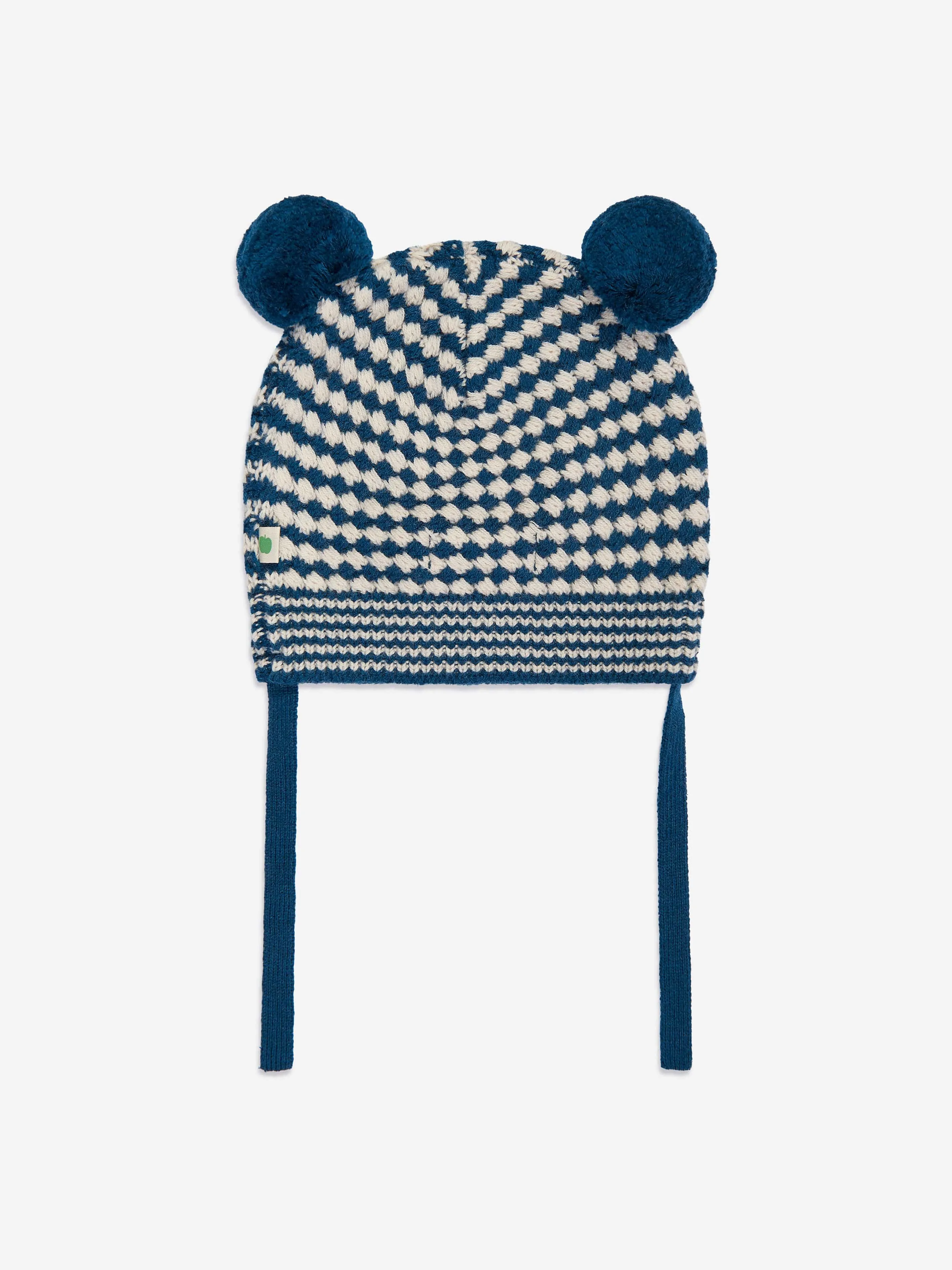 Boys Hazel Chunky Checker Hat in Blue