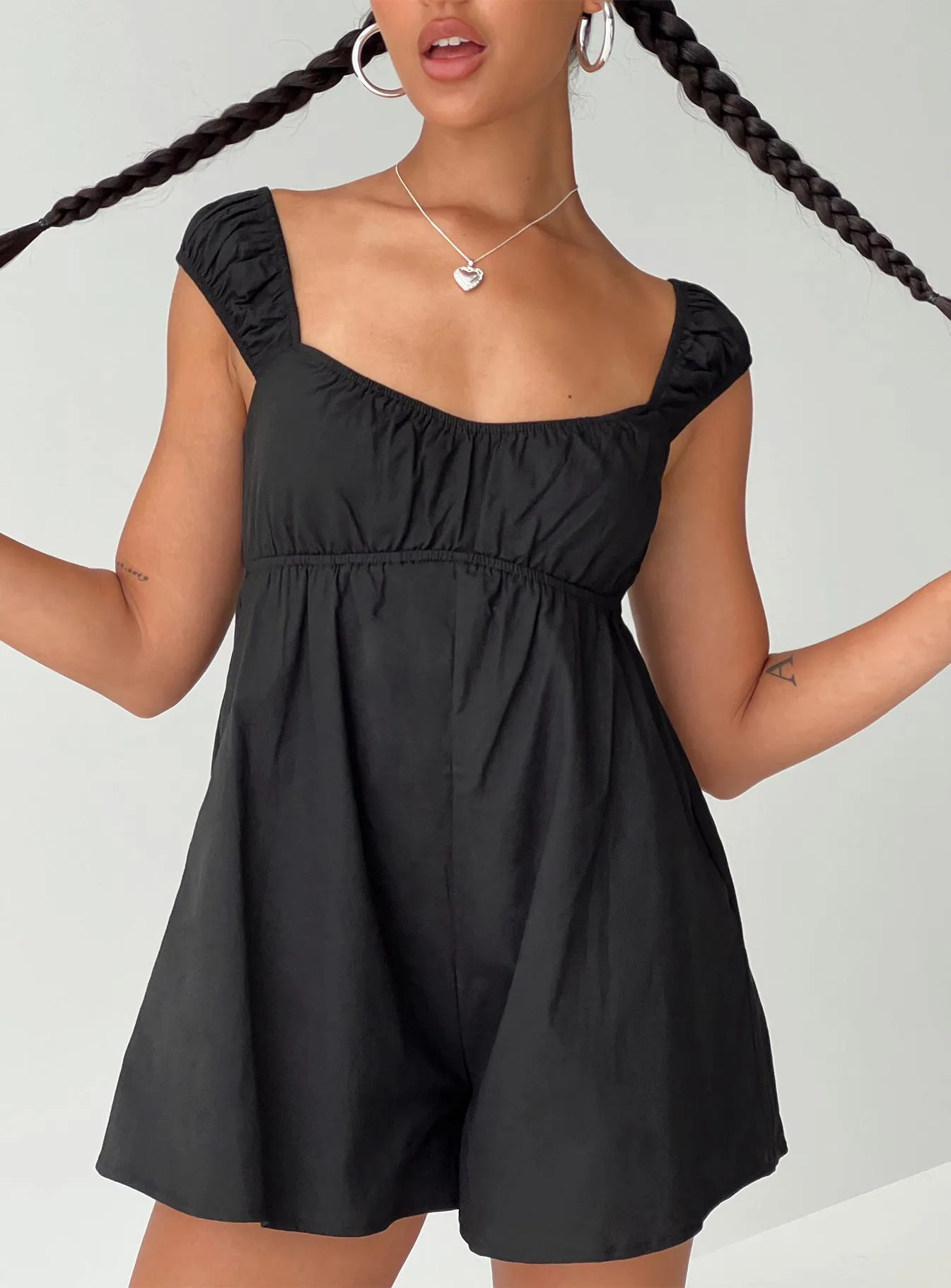 Bridgid Romper Black