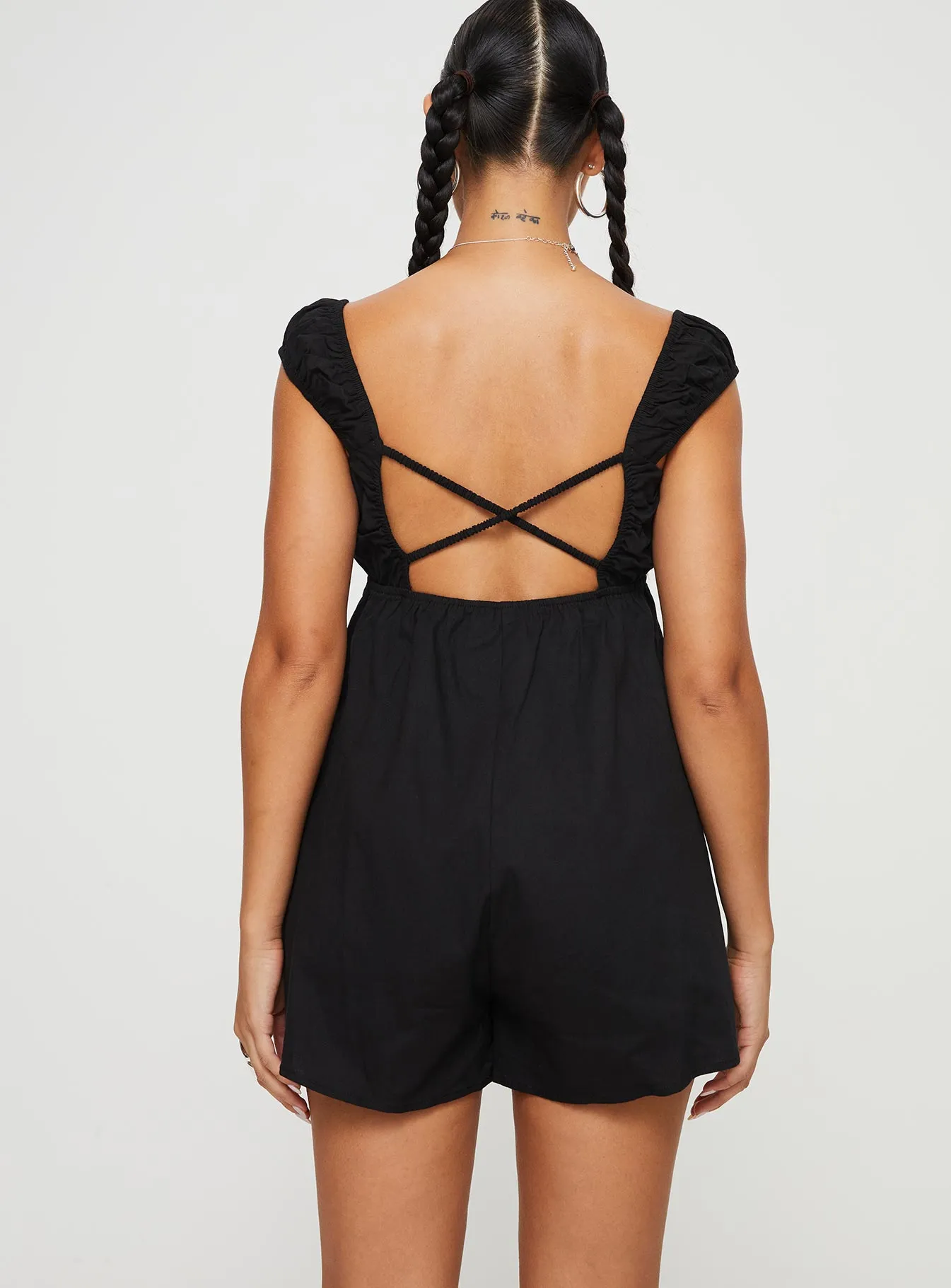 Bridgid Romper Black