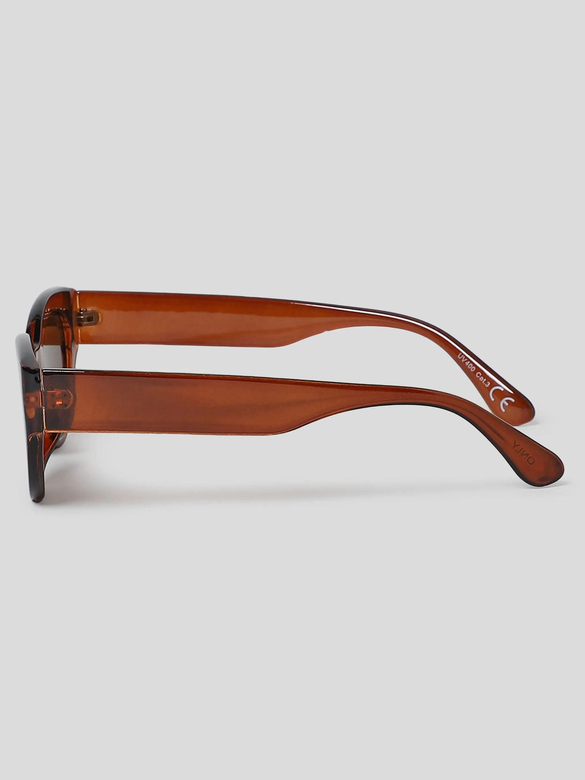 Brown Cat-Eye Sunglasses