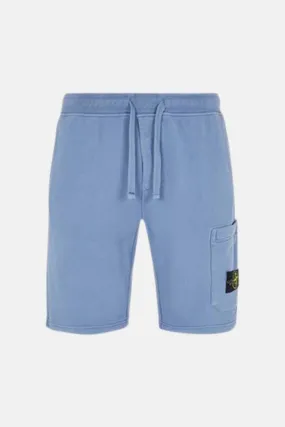 Brushed Fleece Bermuda Shorts - Dark Blue