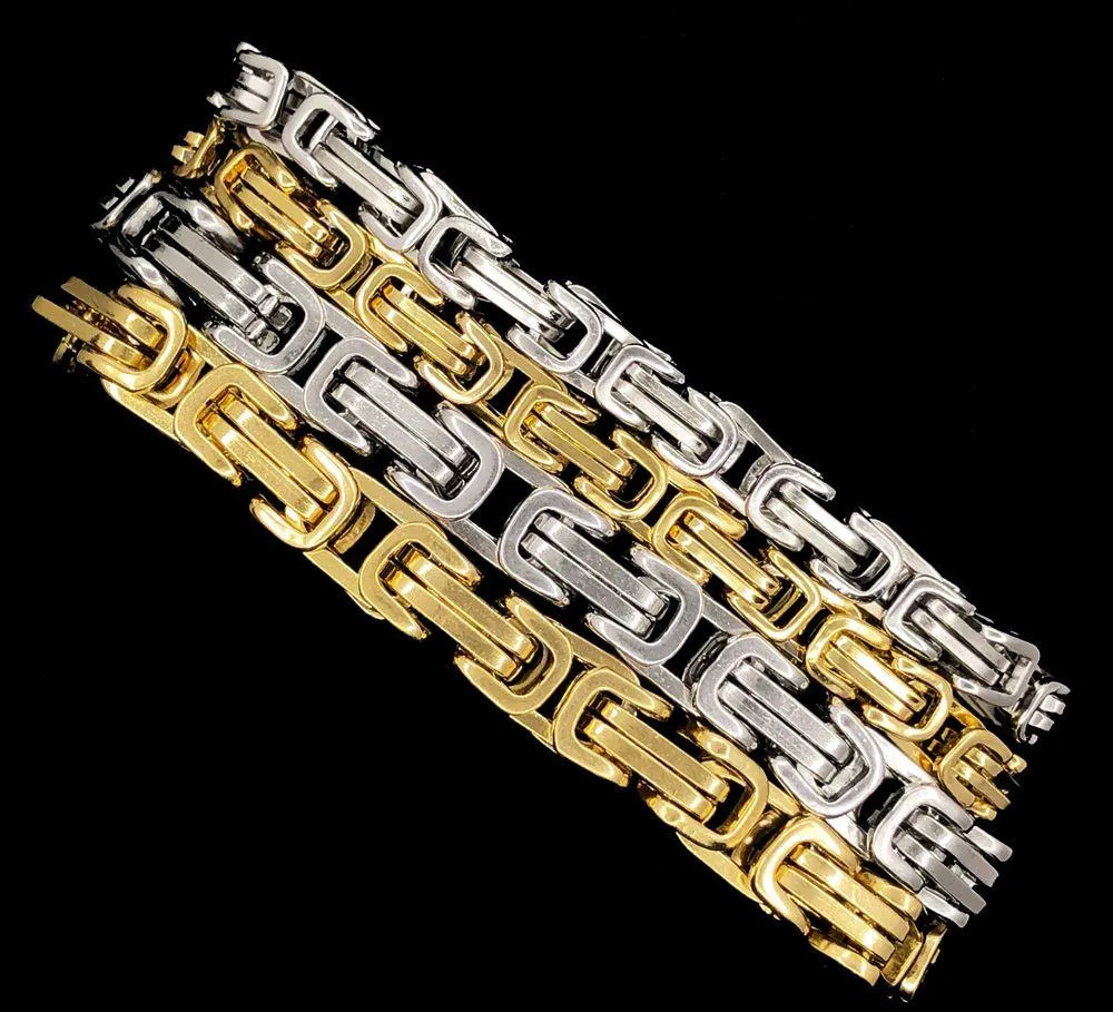 Byzantine Bracelet in Stainless Steel