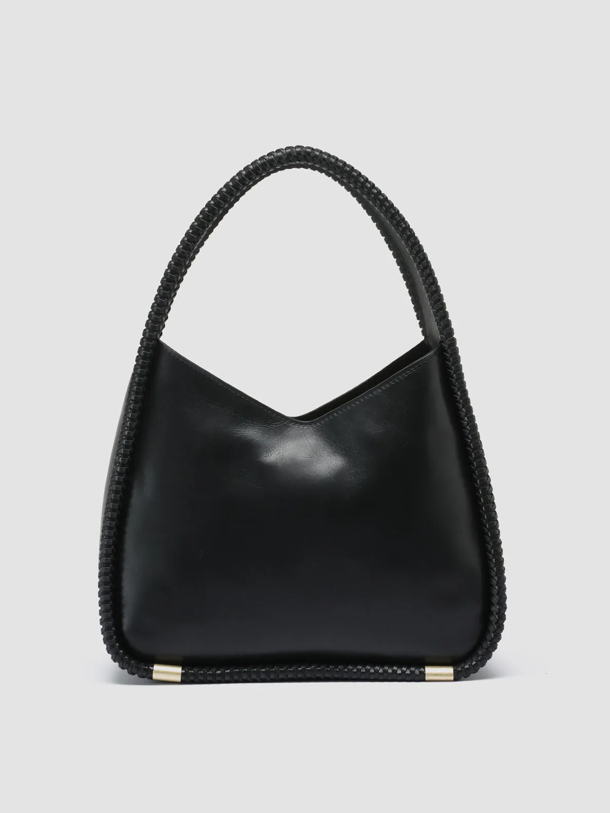 CABALA 106 - Black Leather Handle Bag