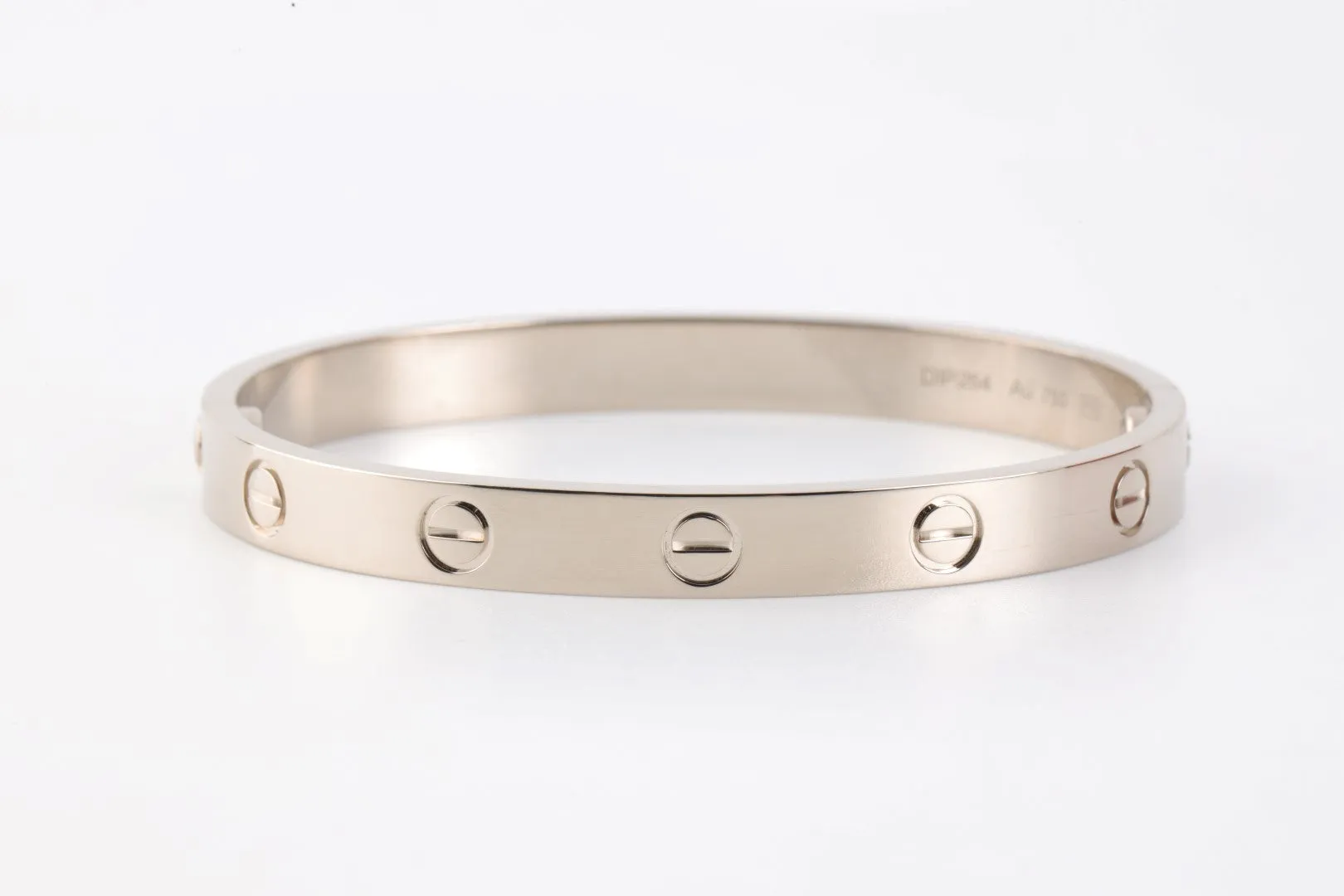 Cartier 18k White Gold Love Bracelet Size 16 (31.57g.)