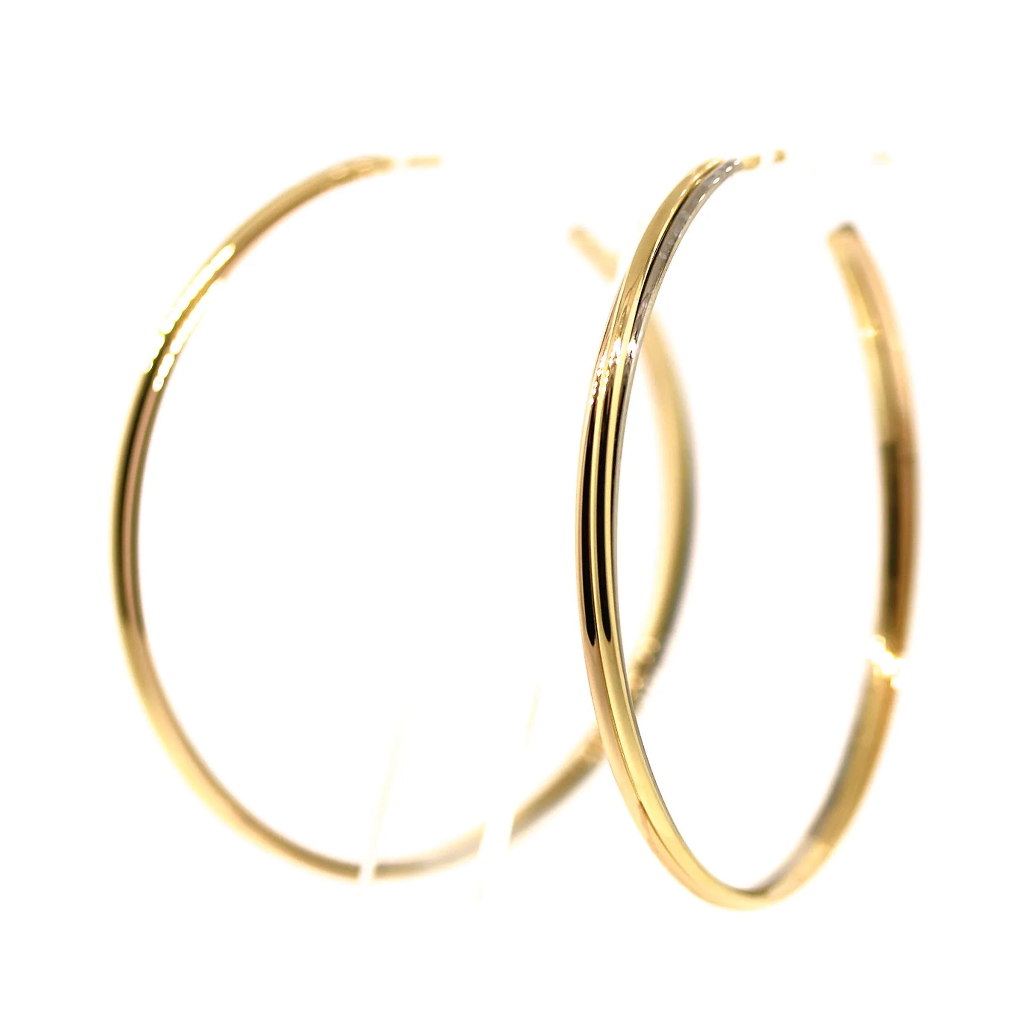 Cartier Trinity Large Hoop Earrings