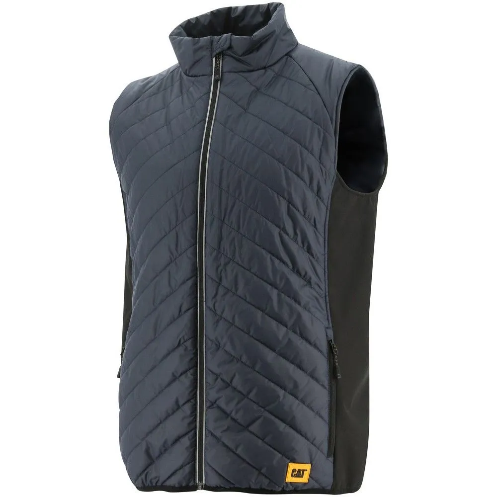 CAT Workwear Mens Trades Hybrid Quilted Bodywarmer Gilet