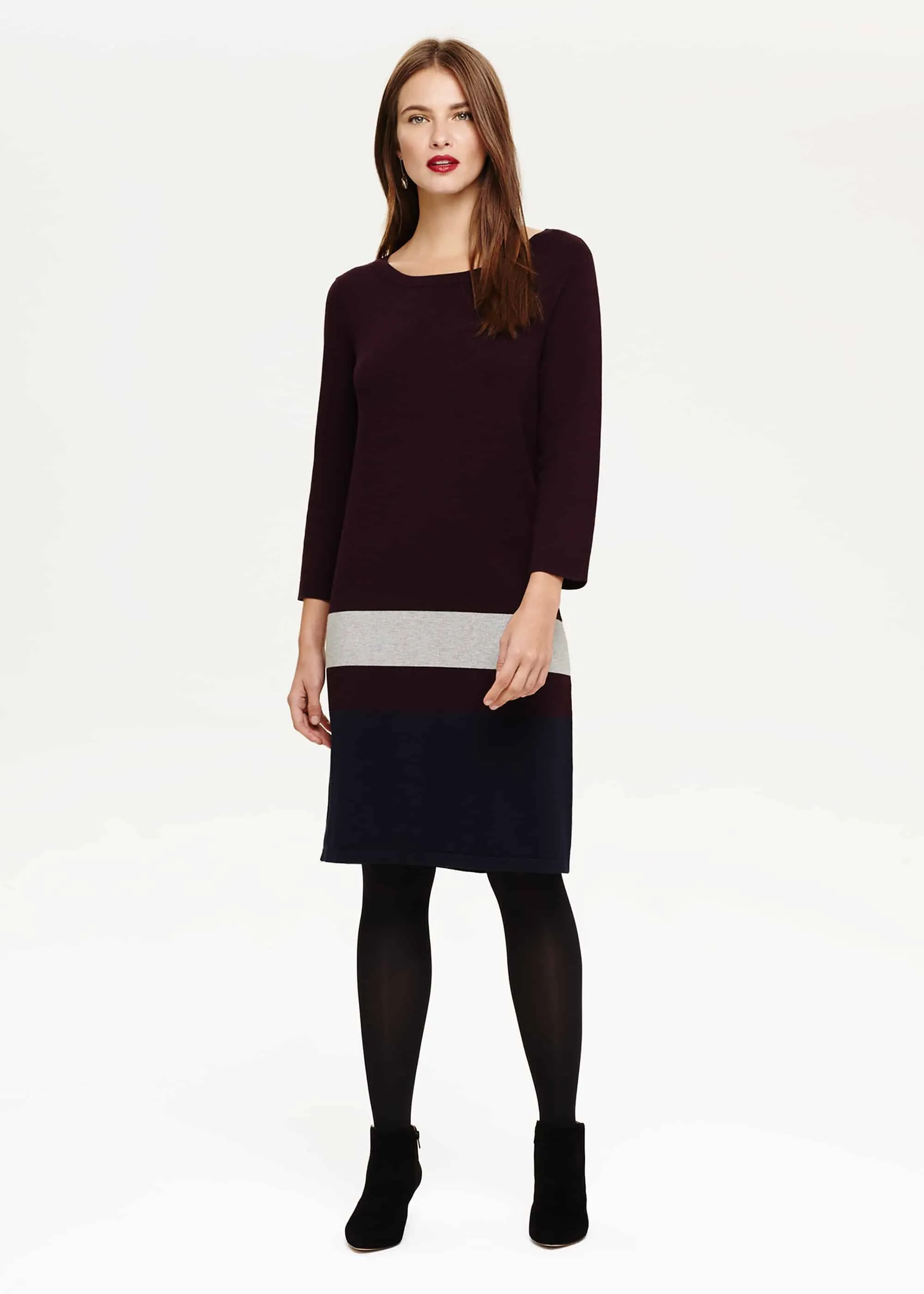 Celine Block Hem Tunic Dress