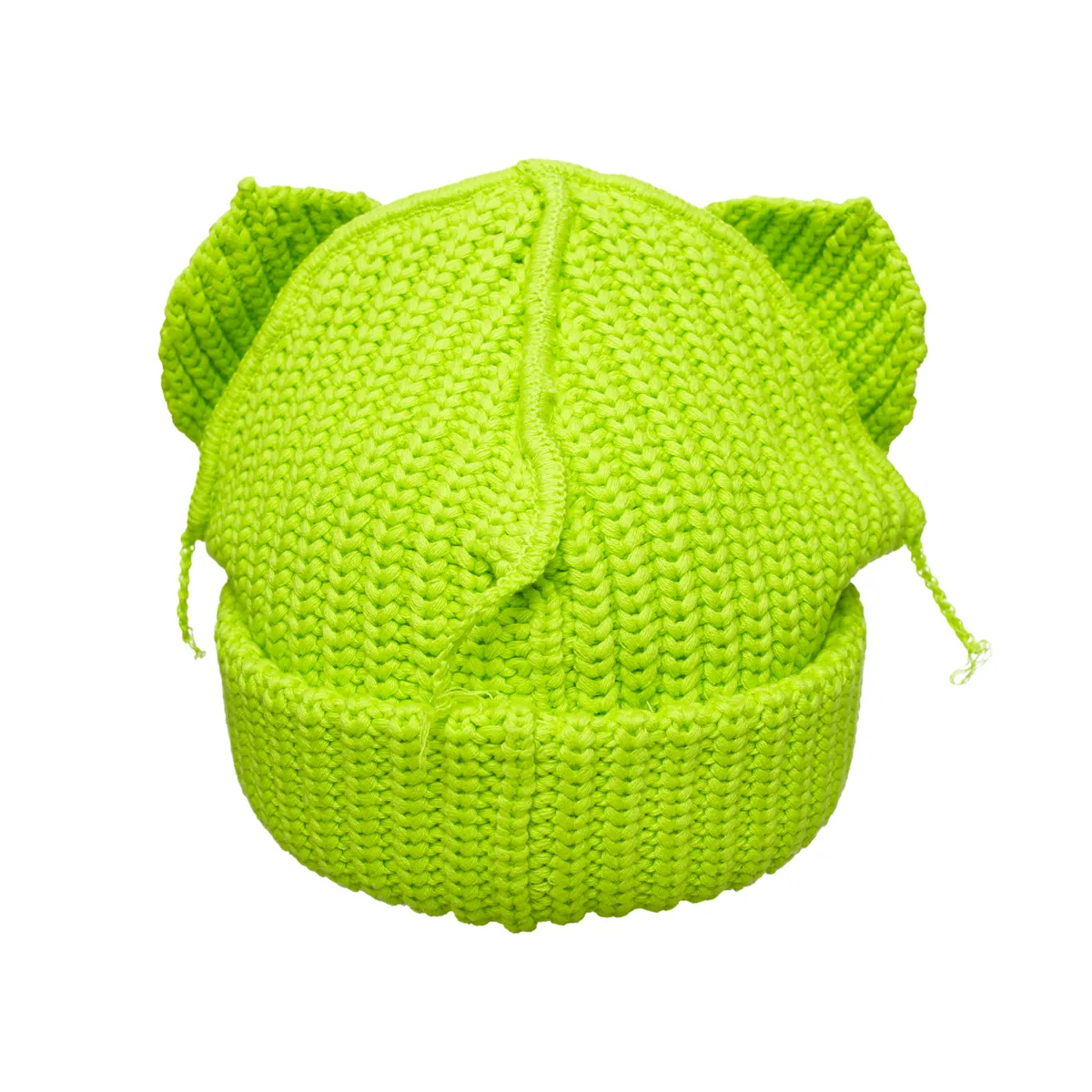 Chunky Ears Beanie - Neon