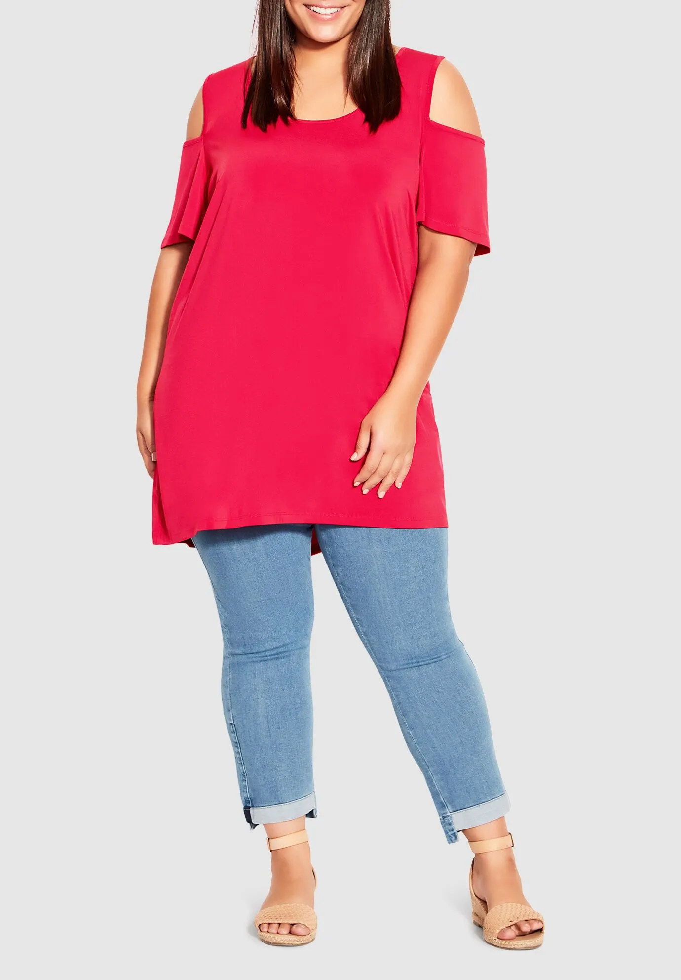 Claire Cold Shoulder Tunic