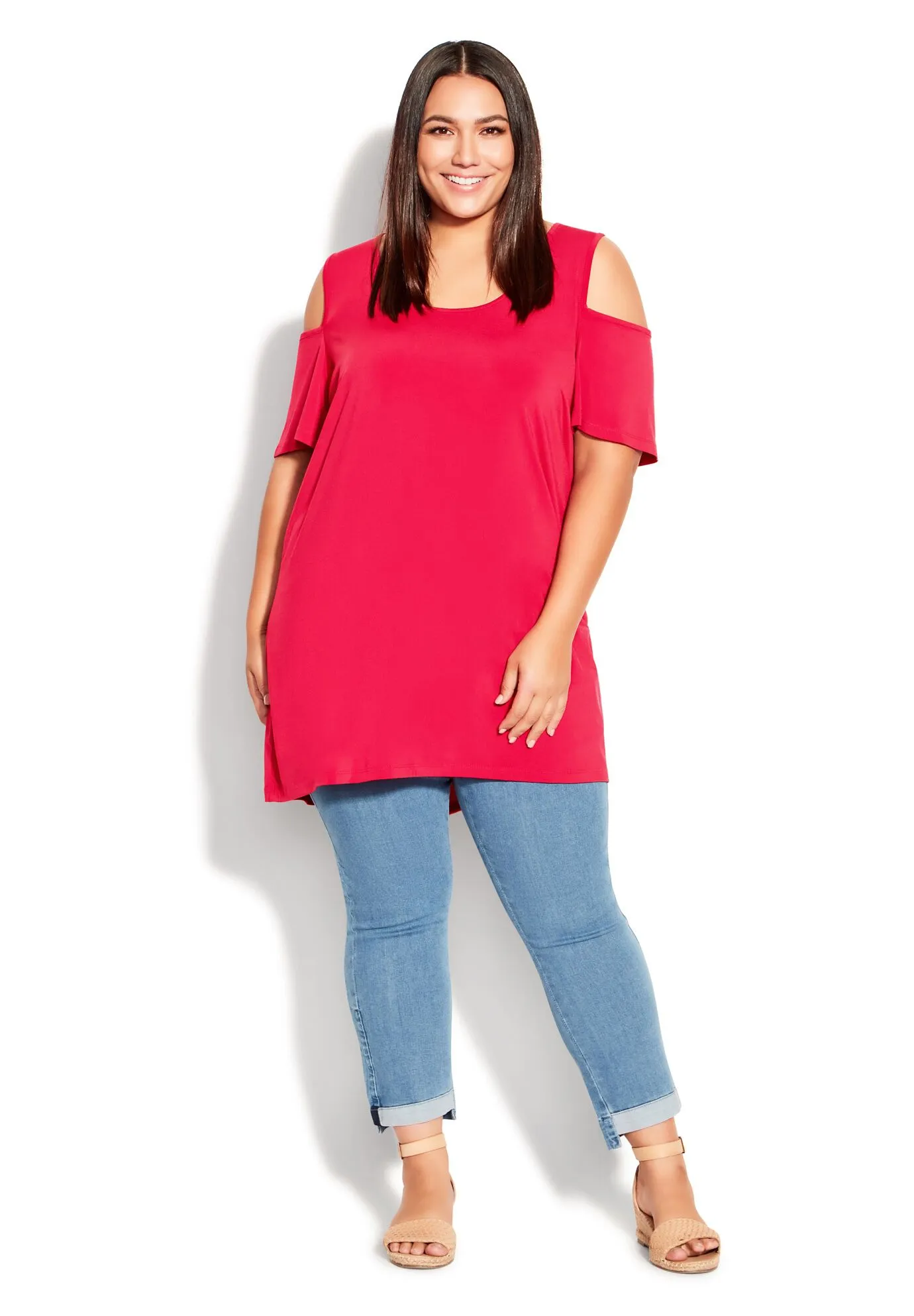 Claire Cold Shoulder Tunic