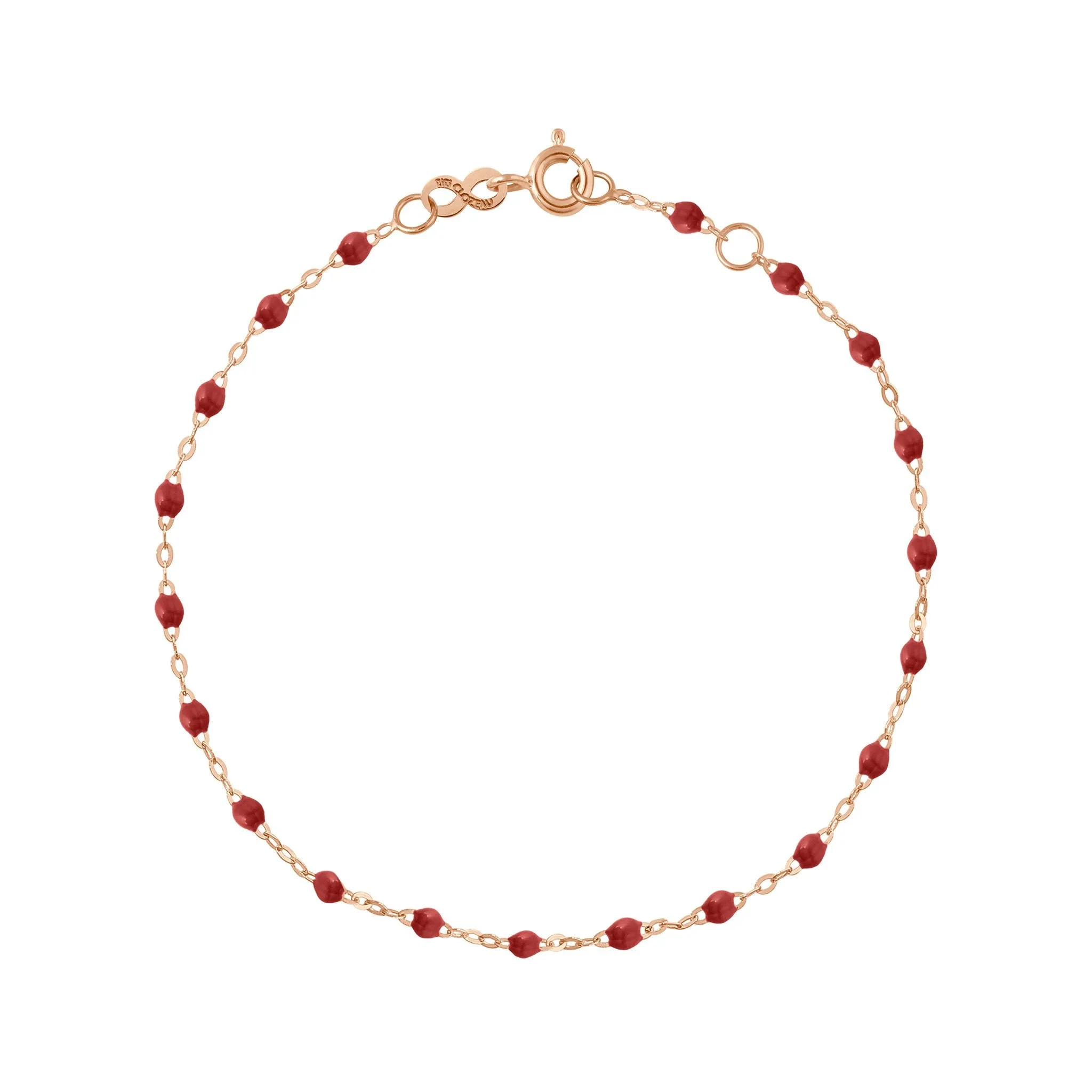 Classic Gigi Bordeaux bracelet, Rose Gold, 5.9