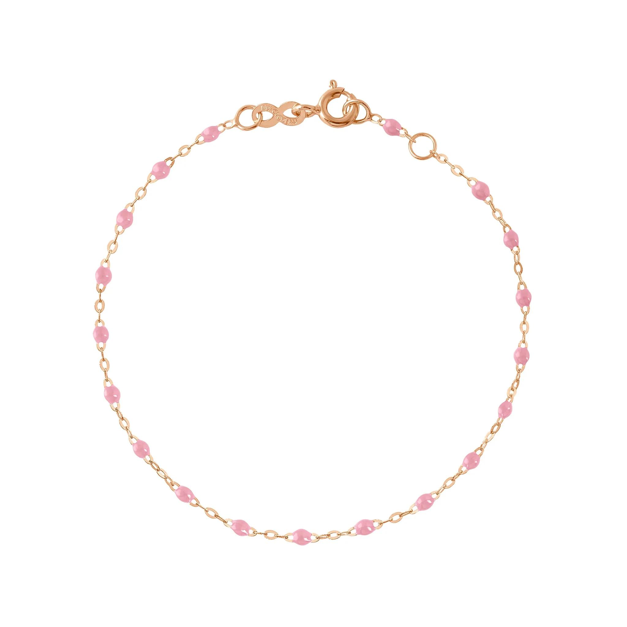 Classic Gigi Fuchsia bracelet, Yellow Gold, 6.7