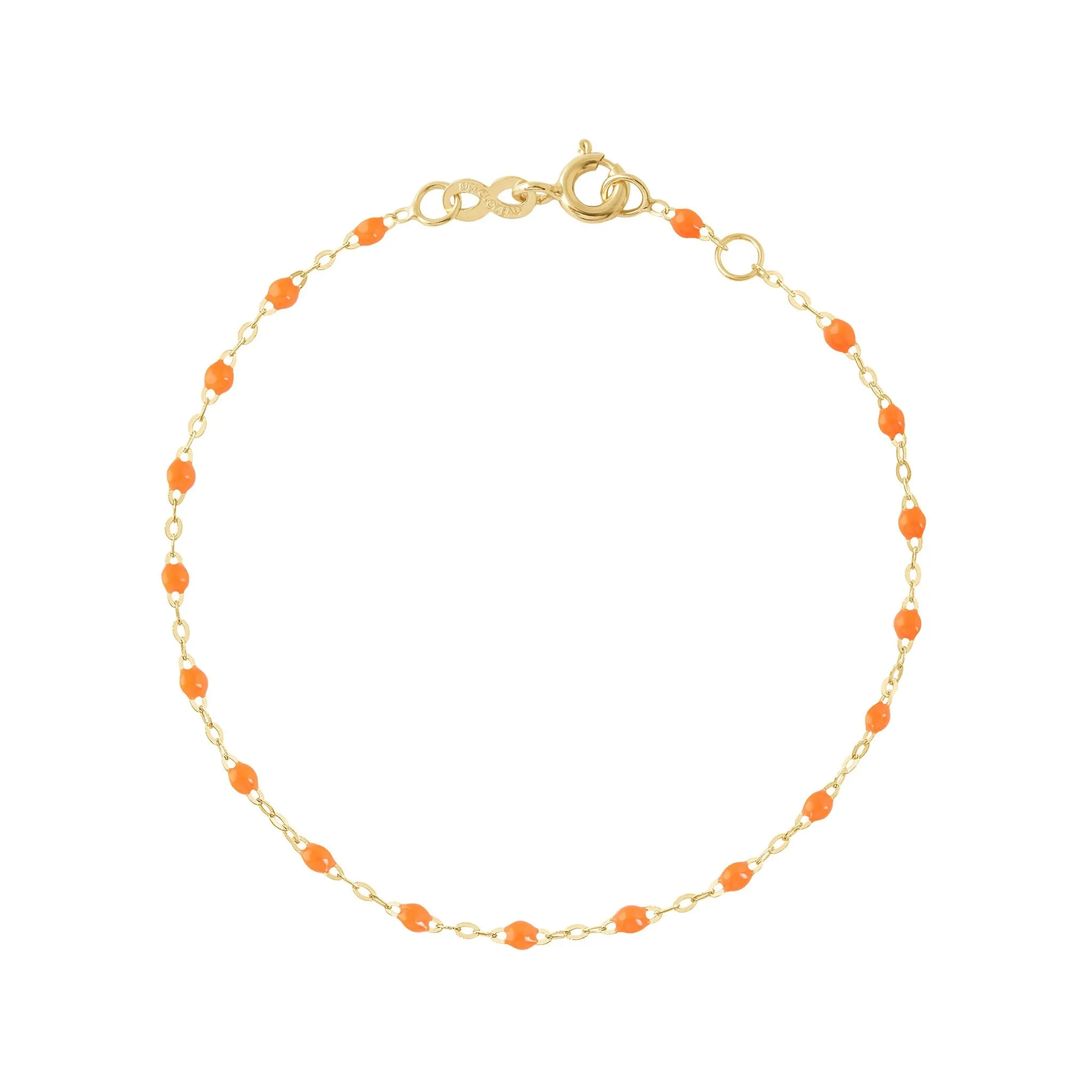 Classic Gigi Orange bracelet, Yellow Gold, 6.7