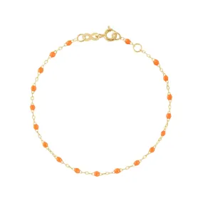 Classic Gigi Orange bracelet, Yellow Gold, 6.7